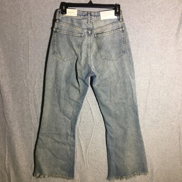 Womens NWT 7 For All Mankind Jeans Button Fly Easy Boy Bootcut Country Western - Picture 4 of 6